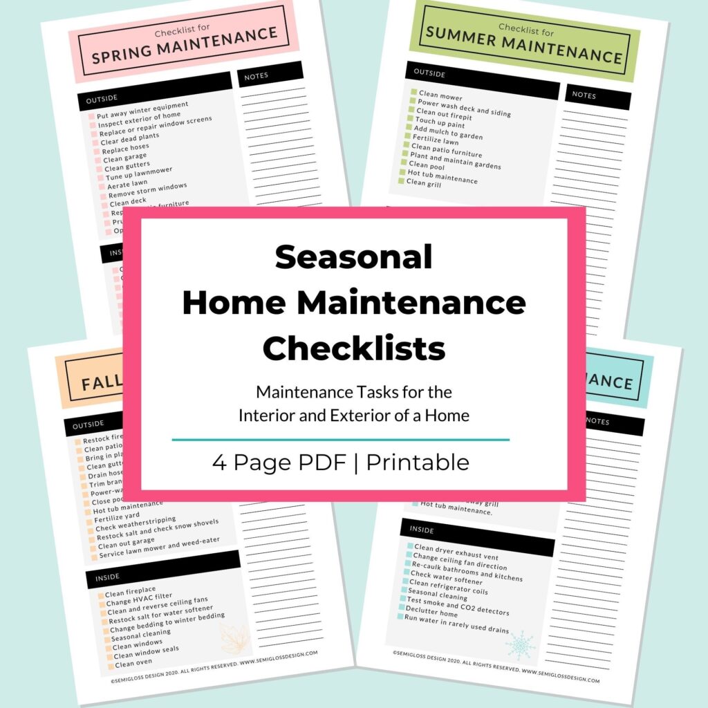 Seasonal Exterior Maintenance Checklist for Homeowners