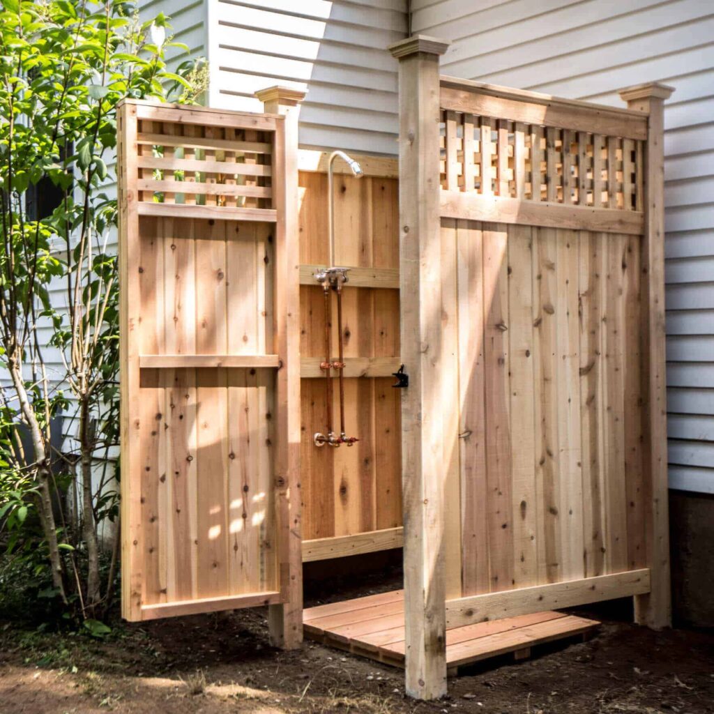 How to Build an Outdoor Shower for Your Home